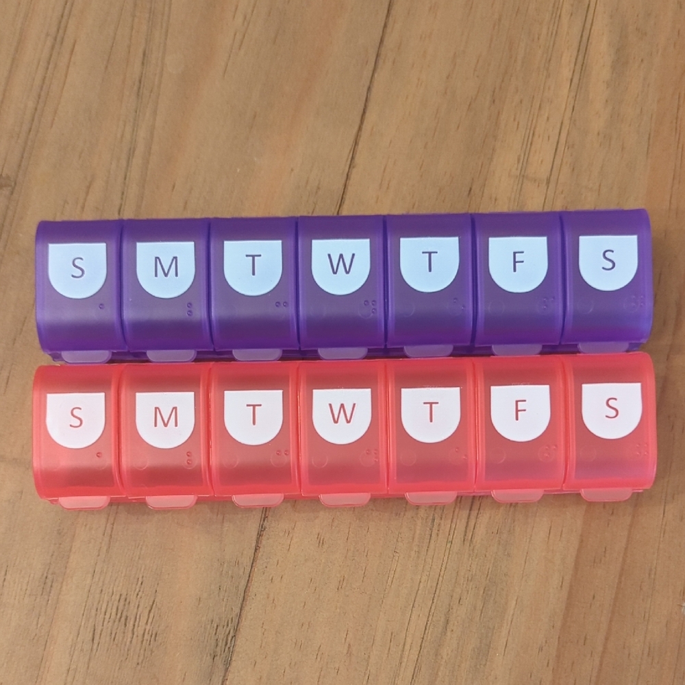 New Weekly Pill Containers